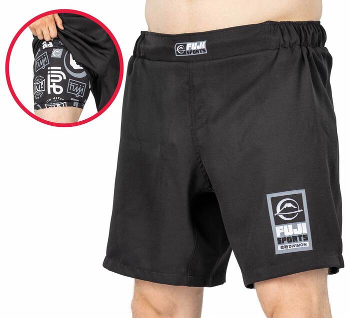 Fuji Ultimate Grappling Shorts Black