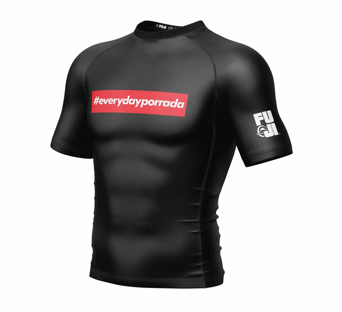 Fuji Romulo Barral Everyday Porrada Short Sleeve Rashguard for BJJ and MMA training, view 3