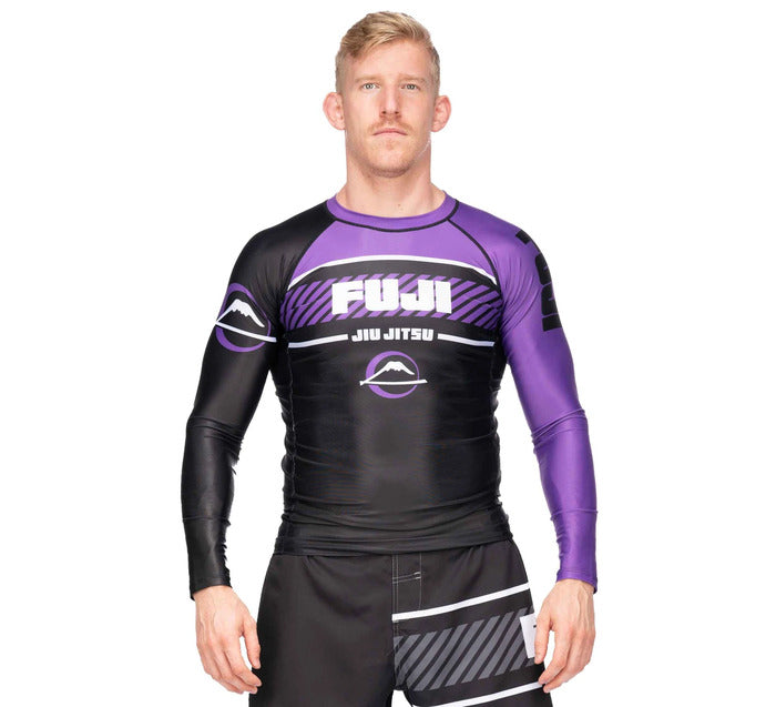 Fuji Freestyle 2.0 Long Sleeve IBJJF Rash Guard Purple