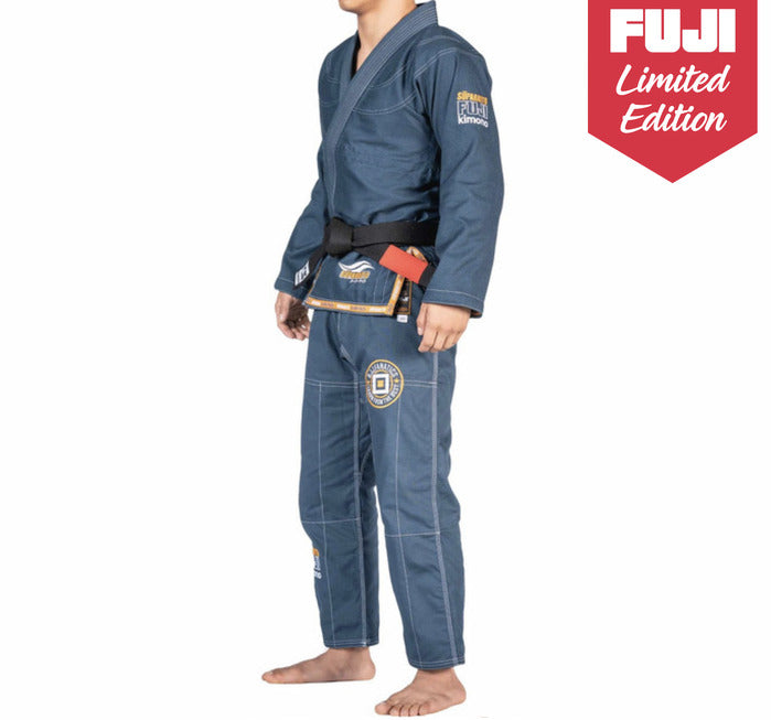 Fuji X BJJ Fanatics Blue Suparaito Gi left side