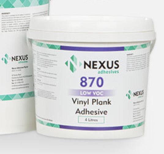 Nexus 870 Vinyl Plank Adhesive - 4 Litres
