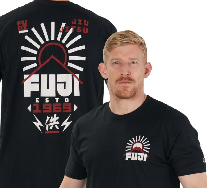 Fuji Rising Sun T-Shirt - Black