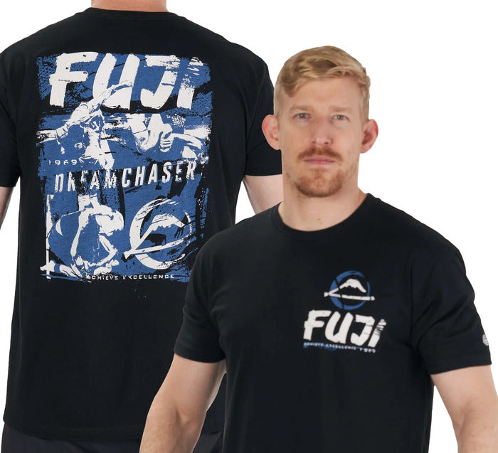 Fuji Dream Chaser T-Shirt Black for martial arts and everyday wear, view 29