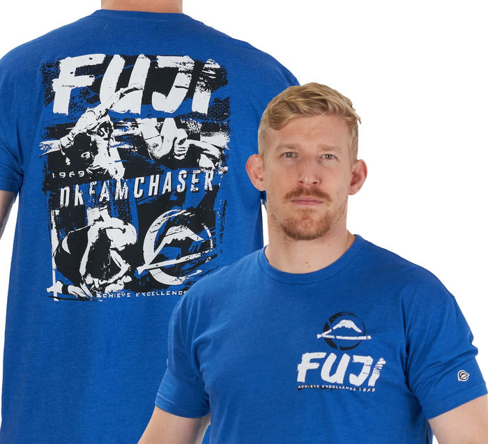 Fuji Dream Chaser T-Shirt - Blue for martial arts and everyday wear, view 28