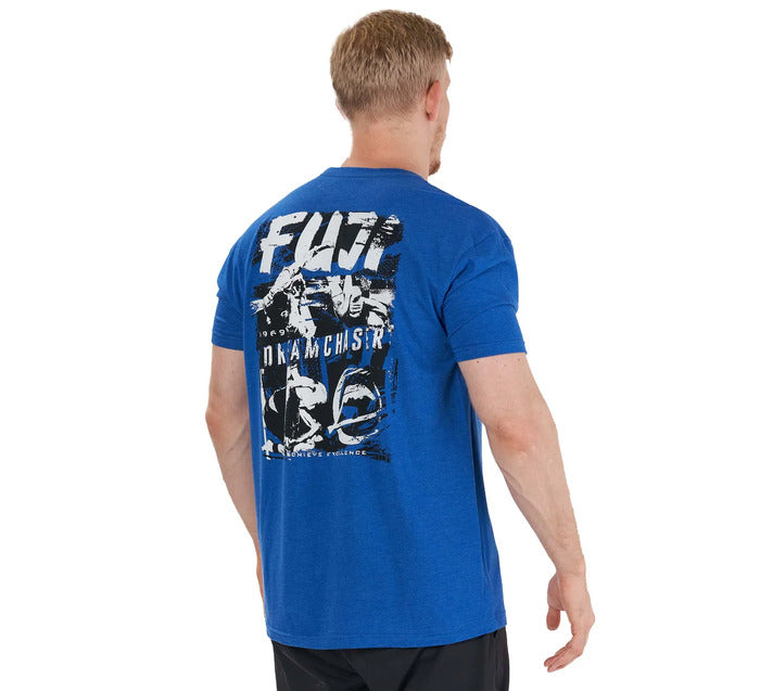 Fuji Dream Chaser T-Shirt - Blue for martial arts and everyday wear, view 3