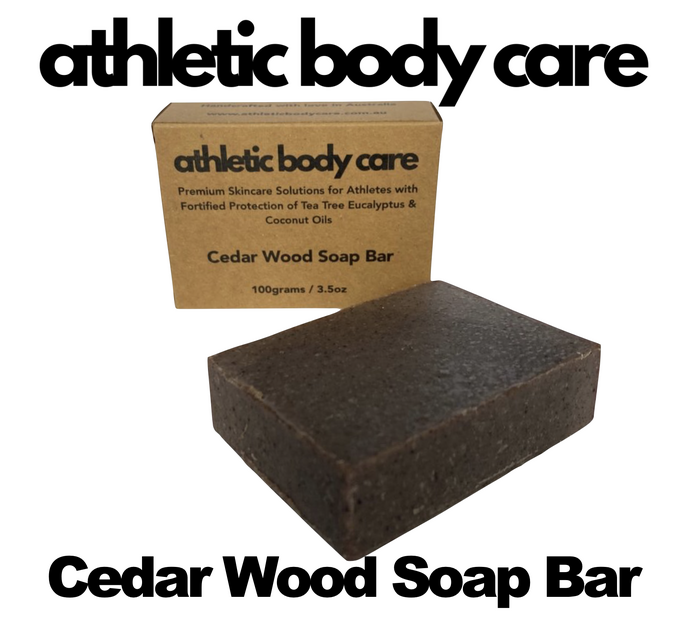 Athletic Body Care Cedarwood Scrub Soap Bar