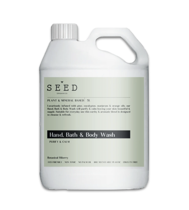 Seed Organic Hand & Body Wash - Size: 5 Litres