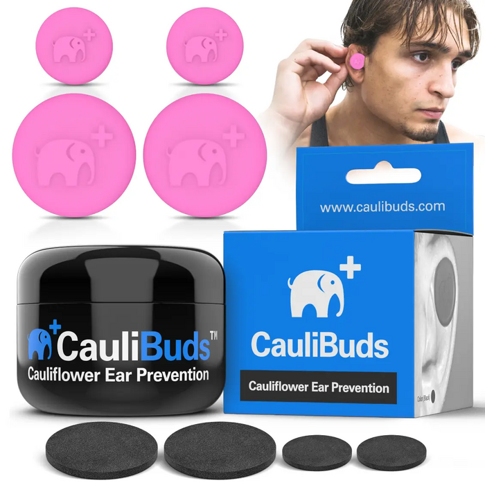 CauliBuds Cauliflower Ear Prevention Kit in Pink