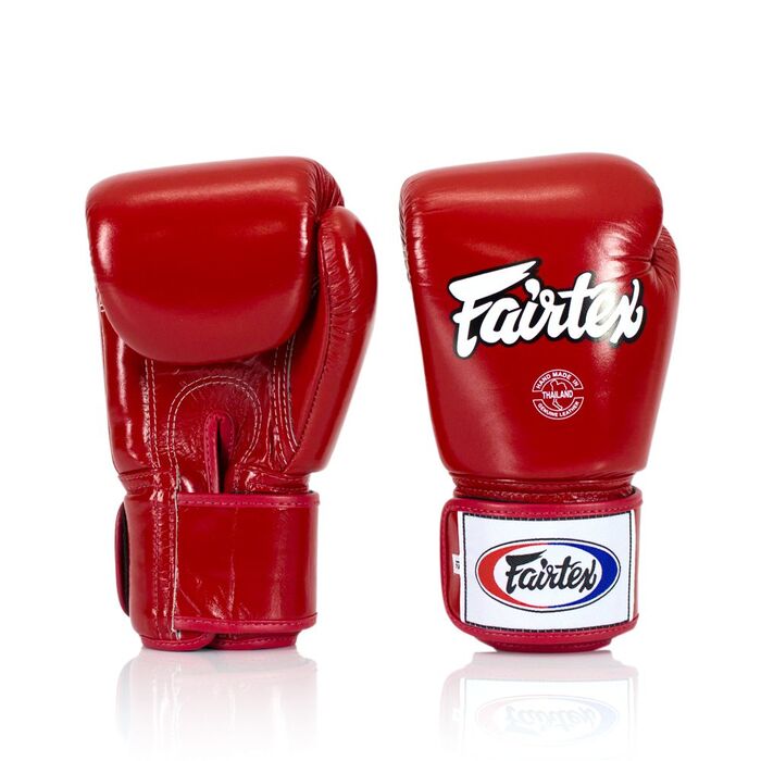 Fairtex Training Gloves - Red - BGV1 - 16 oz