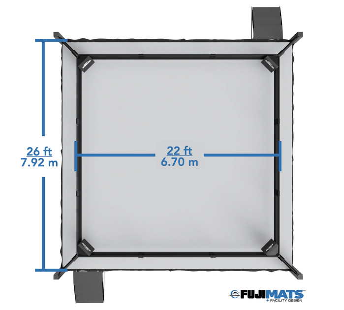 Fuji Event Series Boxing Ring - 22 foot - 6.7 meters