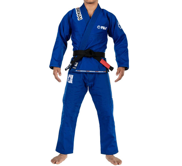 Fuji Sekai 2.0 Jiu-Jitsu Gi - Blue for Brazilian jiu-jitsu training, view 38