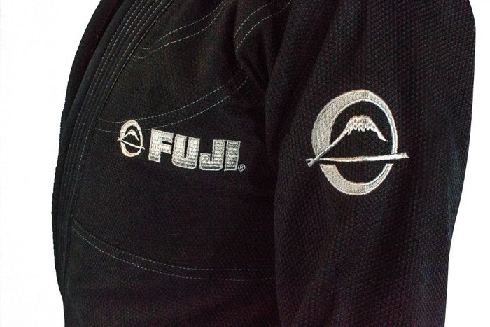 Fuji Sekai 2.0 Jiu-Jitsu Gi - Black left side chest details