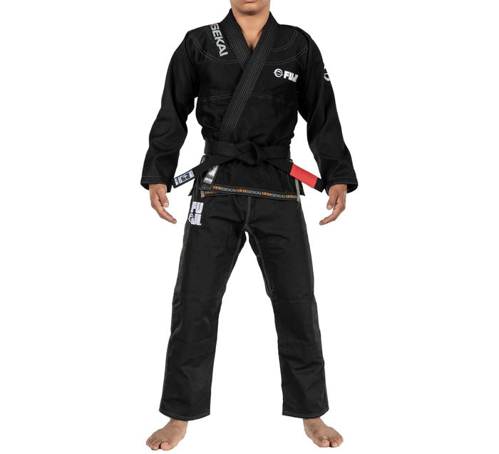 Fuji Sekai 2.0 Jiu-Jitsu Gi - Black for Brazilian jiu-jitsu training, view 23