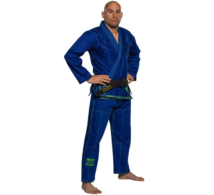 Fuji Suparaito BJJ Gi - Blue right side