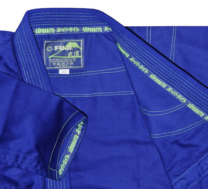 Fuji Suparaito BJJ Gi - Blue inside jacket