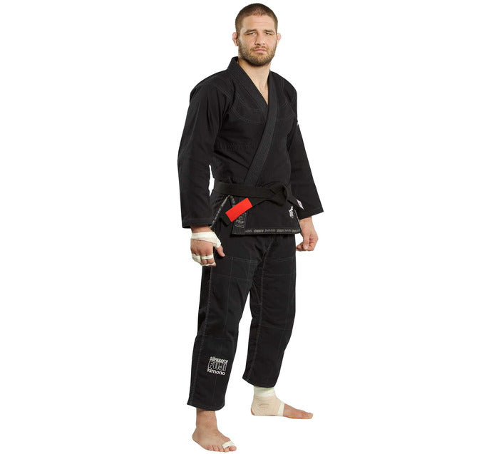 Fuji Suparaito BJJ Gi - Black for Brazilian jiu-jitsu training, view 3