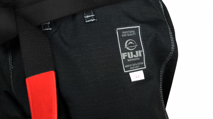 Fuji Suparaito BJJ Gi - Black for Brazilian jiu-jitsu training, view 4