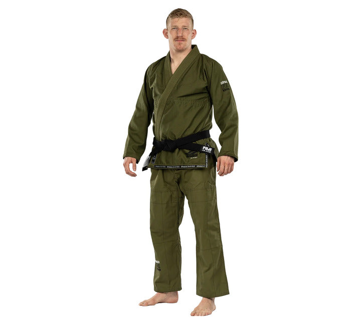 Fuji Suparaito BJJ Gi - Military Green left front