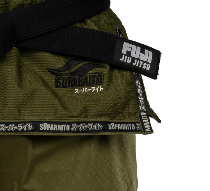 Fuji Suparaito BJJ Gi - Military Green belt line