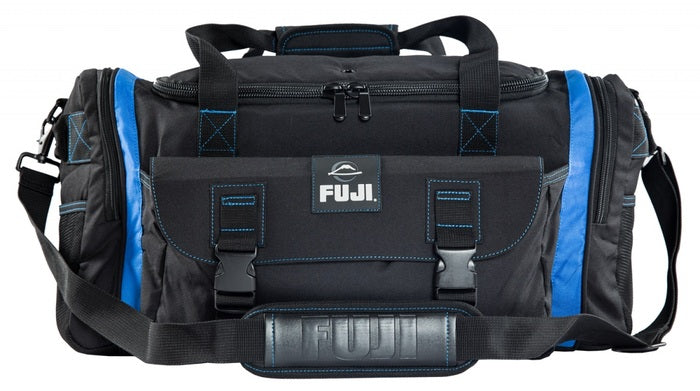 FUJI Day Trainer Duffle Bag - Black / Blue Trim