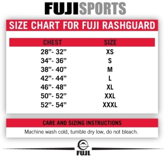 Fuji Freestyle IBJJF Short Sleeve Rash Guard Black