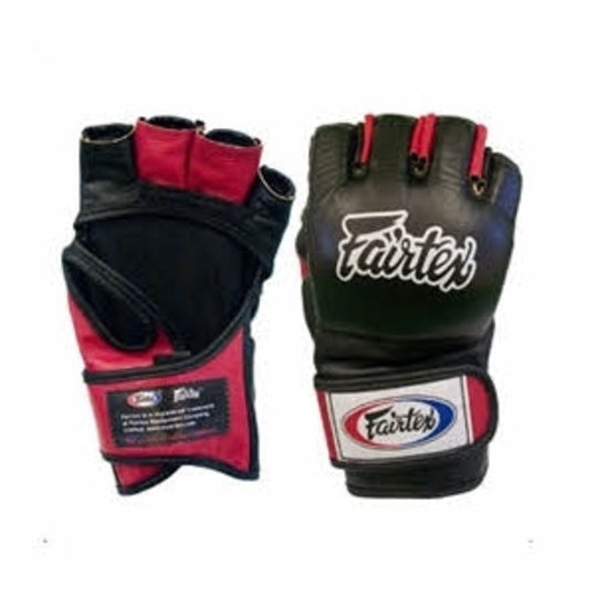 Fairtex FGV12 MMA Gloves - Red for MMA and combat sports training
