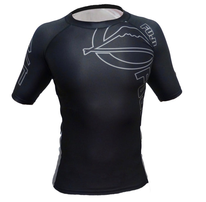 Fuji Black Inverted Short Sleeve Rash Guard