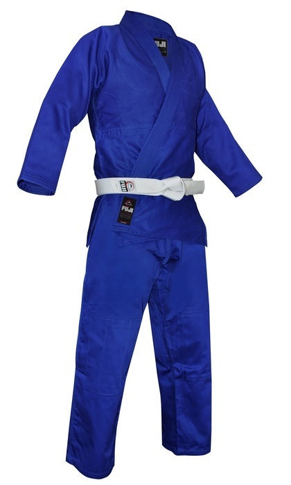 Fuji Kids Single Weave Judo Gi - Blue