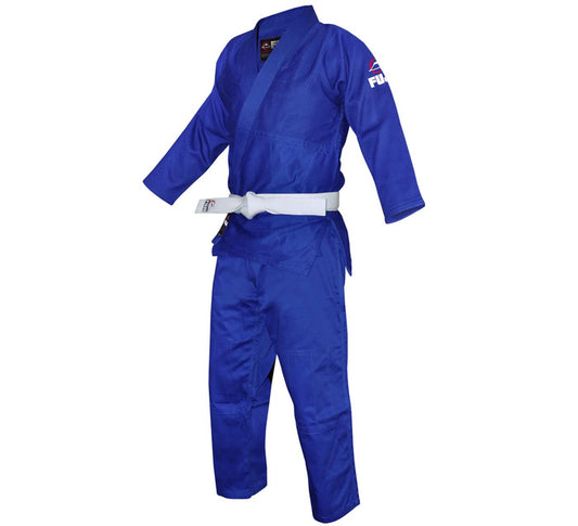 Fuji Kids Single Weave Judo Gi - Blue
