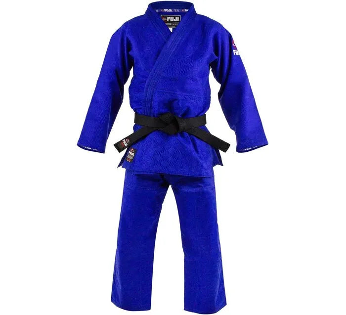 Fuji Competition Double Judo Gi - Blue for judo training, view 47
