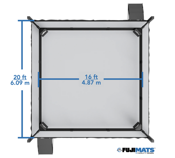 Fuji 16ft Competition Boxing Rings