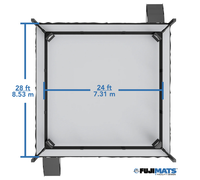 Fuji 24ft Competition Boxing Rings