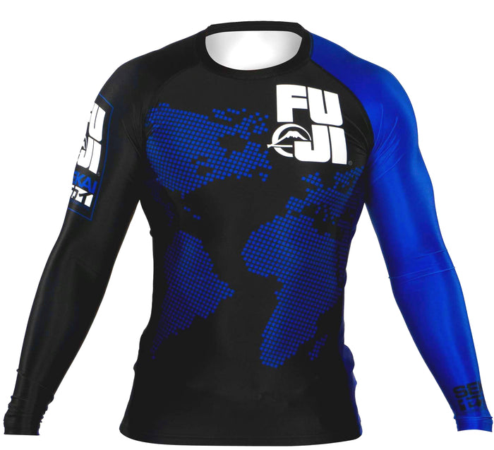 Fuji Sekai 2.0 Blue Ranked Rashguard for BJJ and MMA training