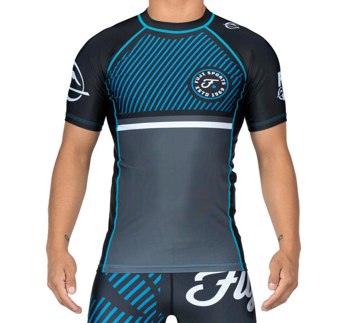 Fuji Script Short Sleeve Rash Guard for BJJ and MMA training