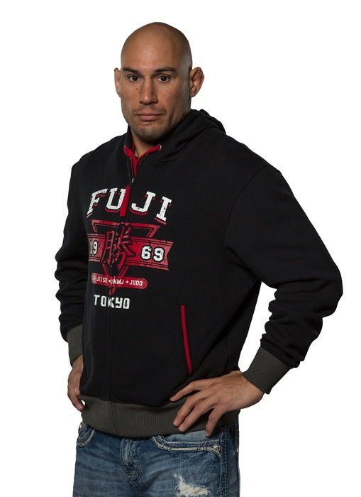 Fuji Tokyo 1969 Full Zip Hoodie for martial arts and everyday wear