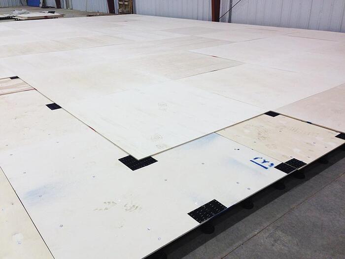 FUJI Spring Floor System with 2 layers of 9mm Plywood