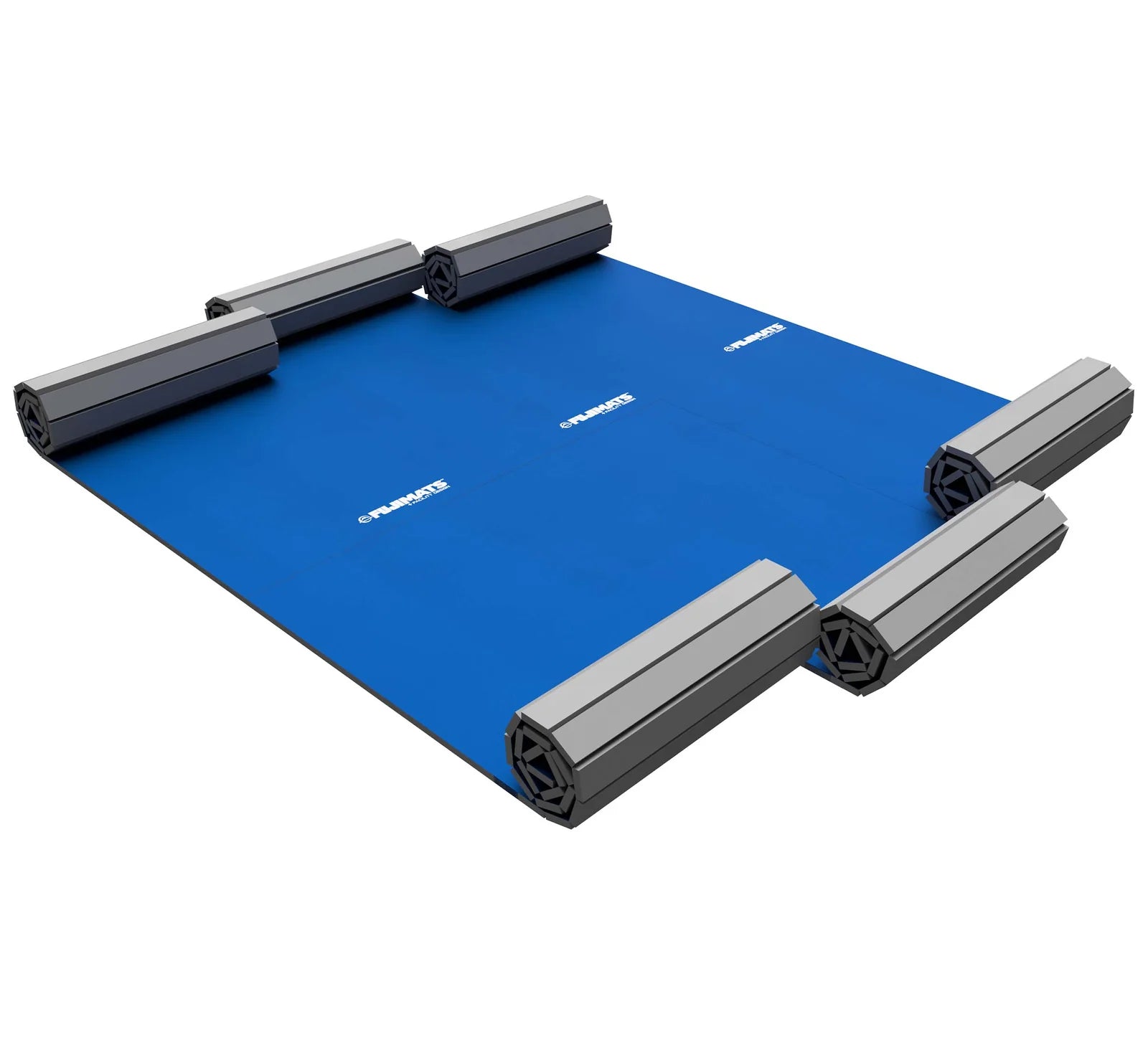 Six Blue Fuji Home Roll Out Mat