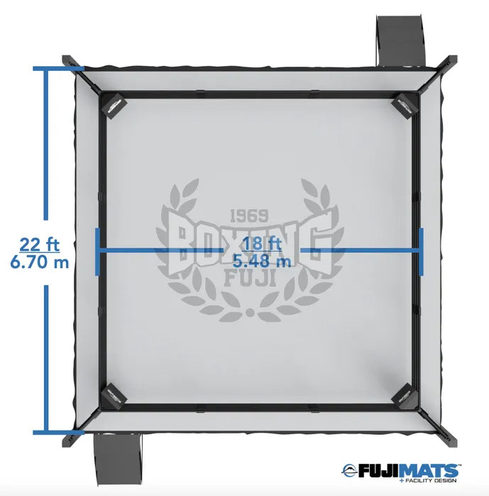 Fuji 22ft Custom Boxing Ring Floor