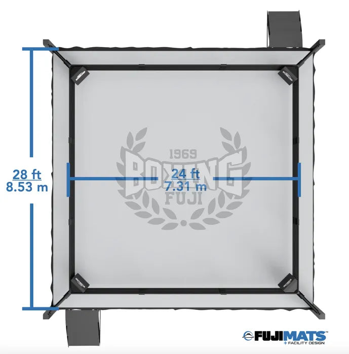 Fuji 24ft Custom Boxing Ring Floor