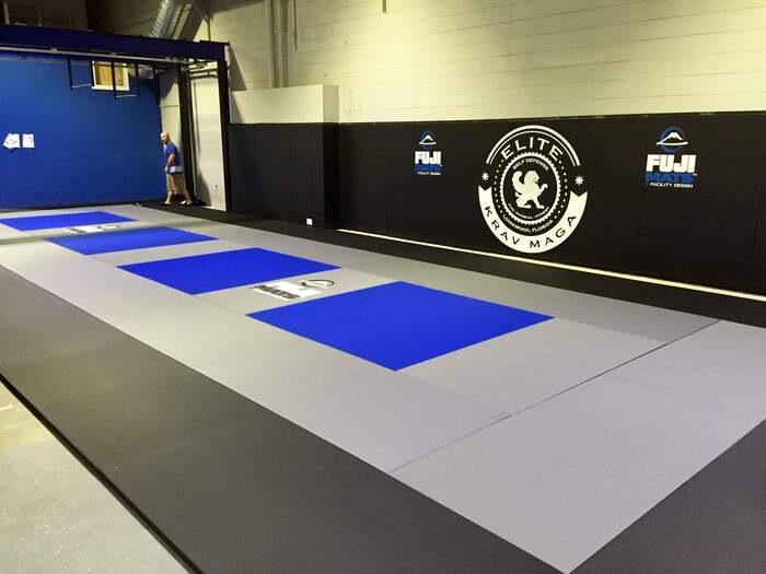 Fuji 6ft Pro Wall Pads in Black with custom logo