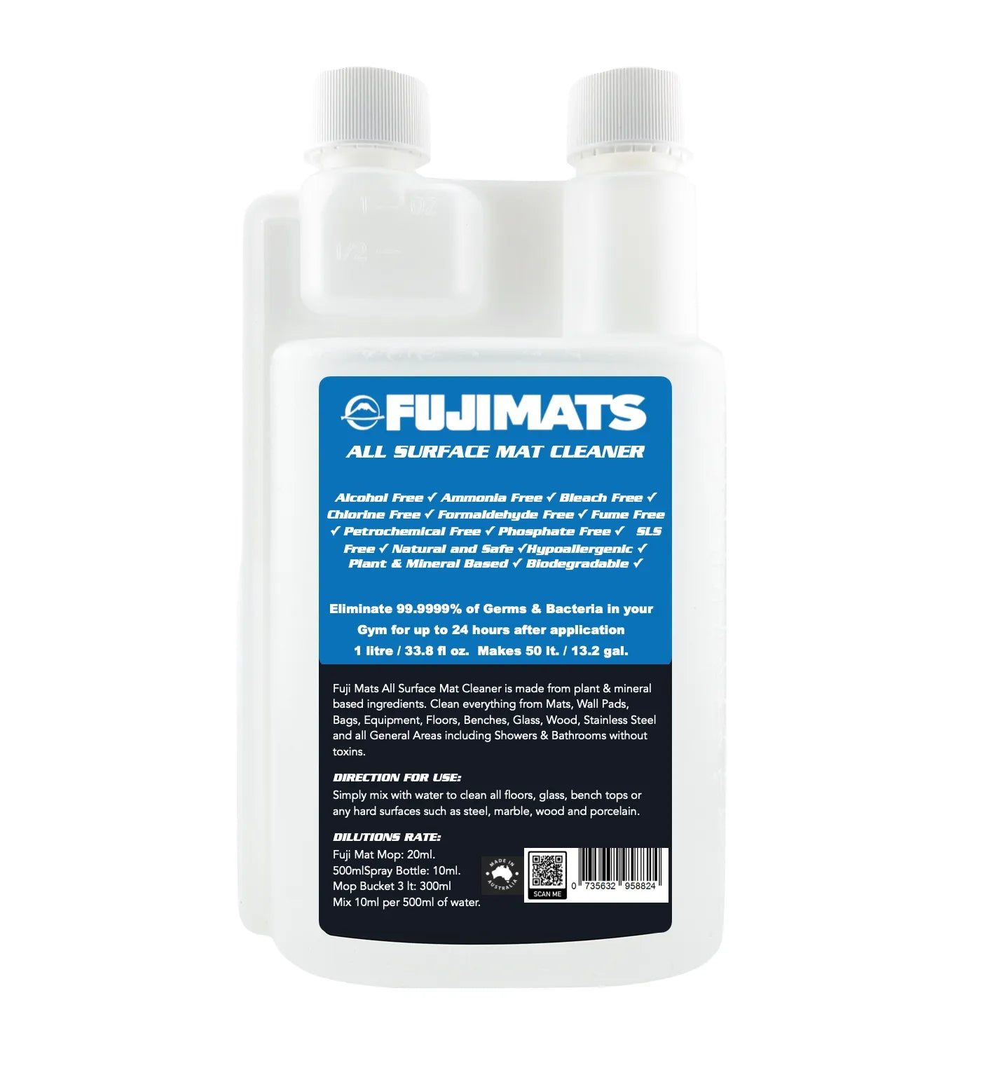 Fuji All Surface Mat Cleaner 1 litre bottle
