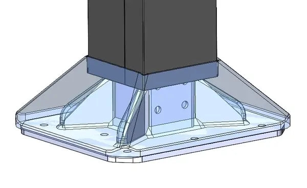 Fuji Base Plate Pad see htrough diagram