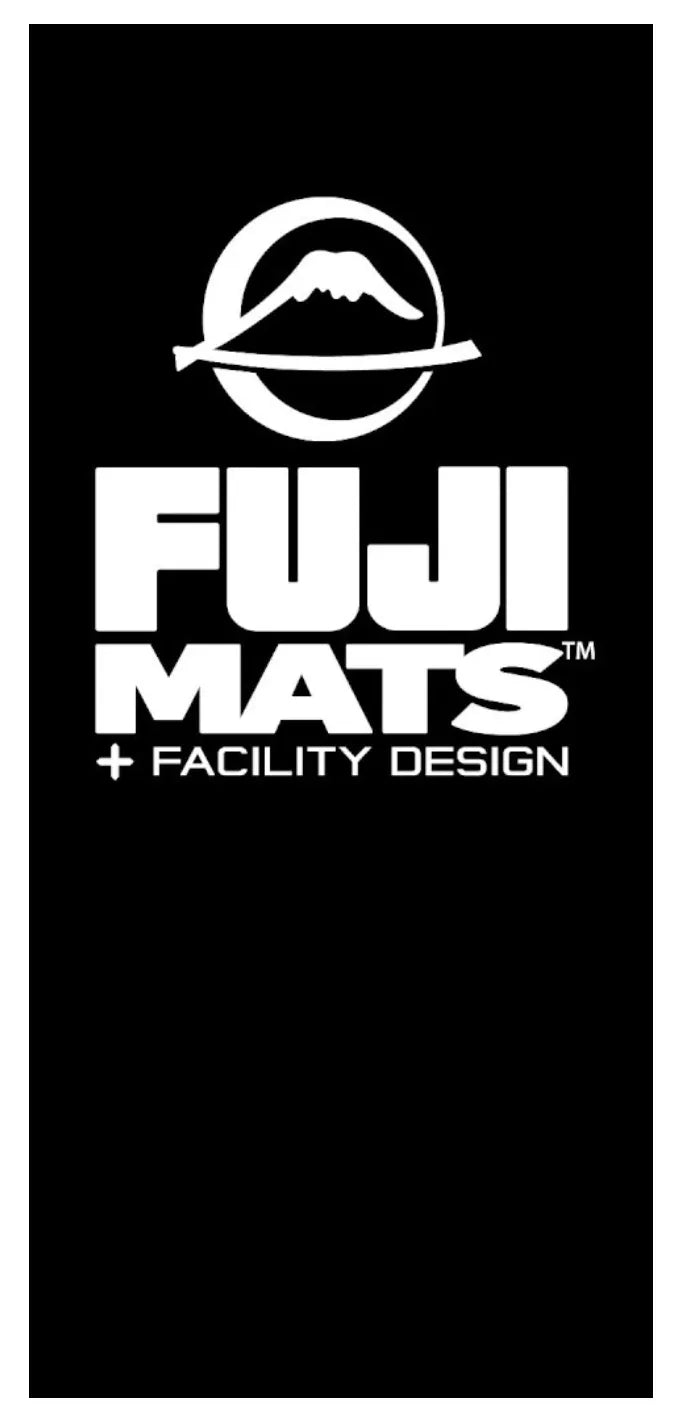 Fuji Black Combo Wall Pad Mat with Fuji Logo