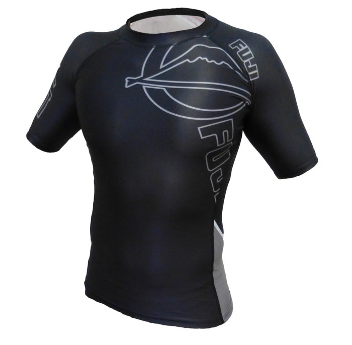 Fuji Black Inverted Short Sleeve Rash Guard left side view