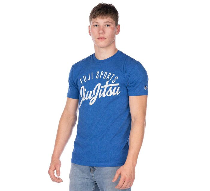 Fuji Blue Jiu-Jitsu Flow T-Shirt side on view