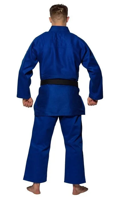 Fuji Blue Single Weave Judo Gi back side
