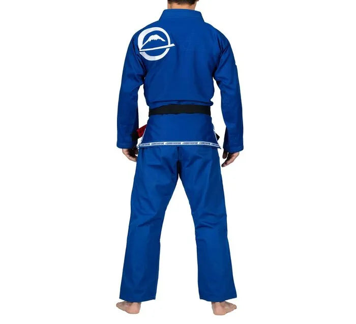 Fuji Blue Submit Everyone BJJ Gi back view