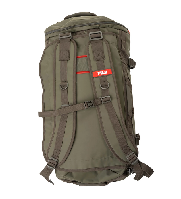 Fuji Comp Convertible Backpack Duffle Bag Military Green Straps