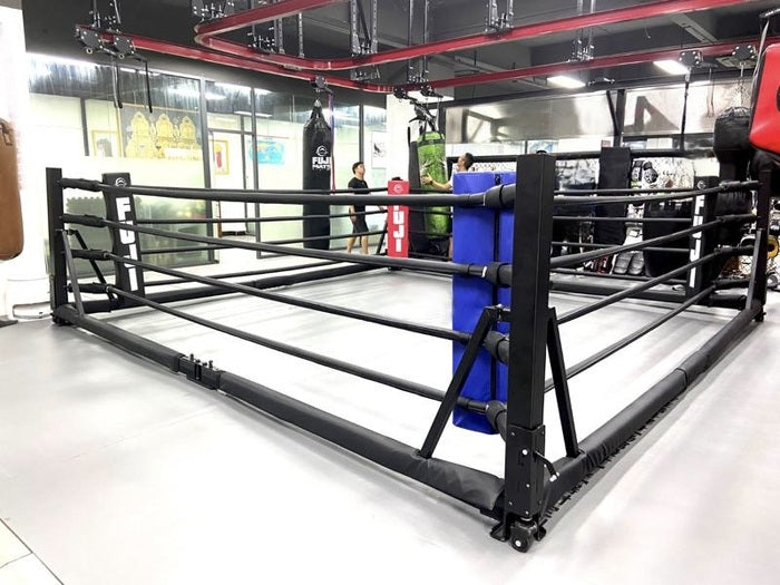 Fuji Fold-Away Boxing Ring in the gym