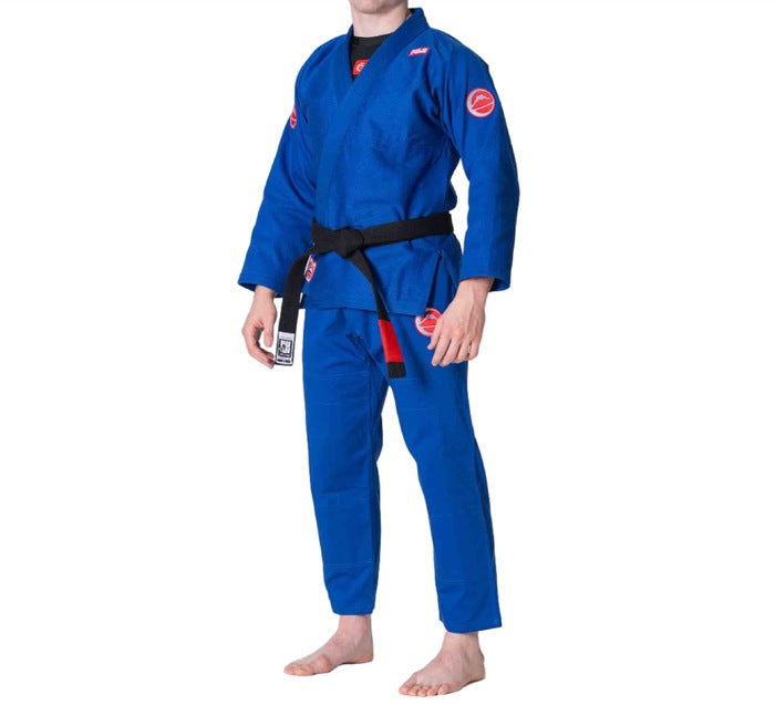 Fuji IBJJF Competition Gi Blue front left view